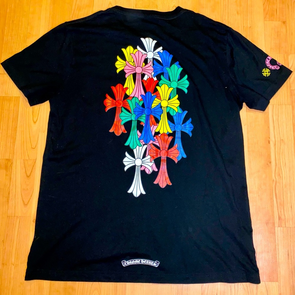 Chrome Hearts | Shirts | Chrome Hearts Multi Color Cross Cemetery